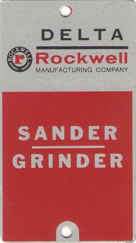 Delta Rockwell Sander/Grinder Plate submitted by KJS 